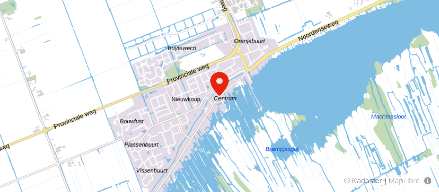 Locatie van De Hypotheekshop Nieuwkoop