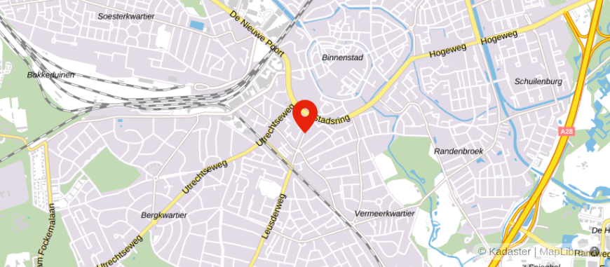 Locatie van VBC Notarissen