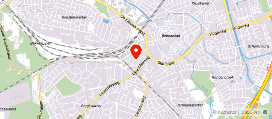Locatie van Van Hell Makelaars