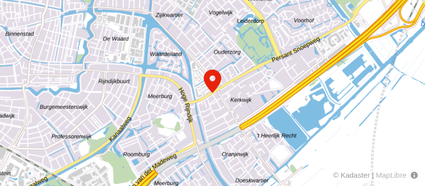 Locatie van Bakker & Neve Netwerk Notarissen