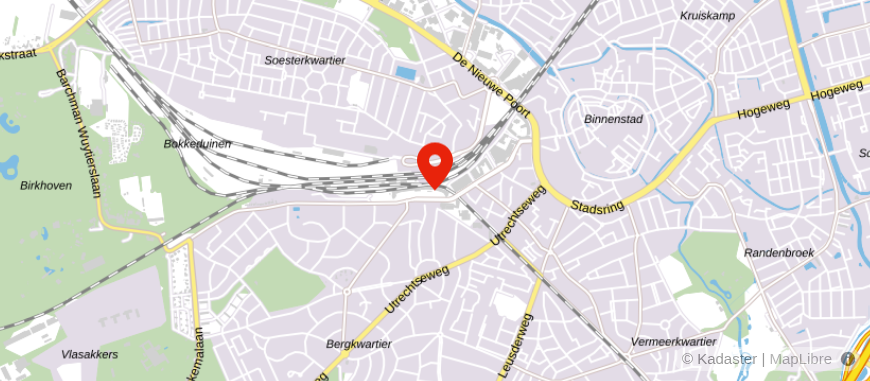 Locatie van Viisi Amersfoort