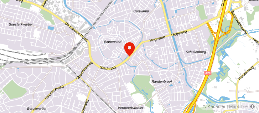 Locatie van Beumer Amersfoort