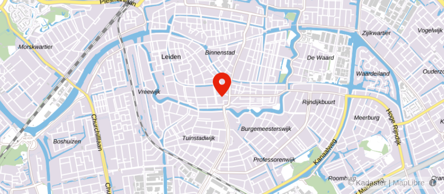 Locatie van Van Loon - Leiden