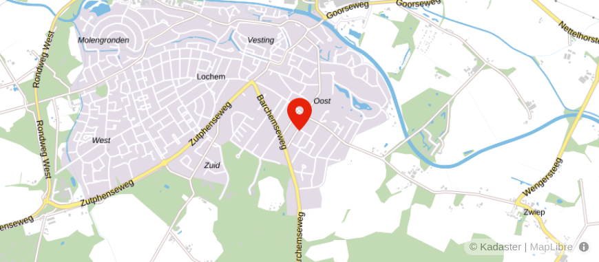 Locatie van Veldsink – Rietman
