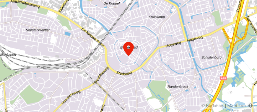 Locatie van Univé Dichtbij Amersfoort