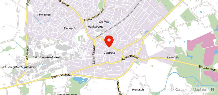Locatie van SMK Haaksbergen