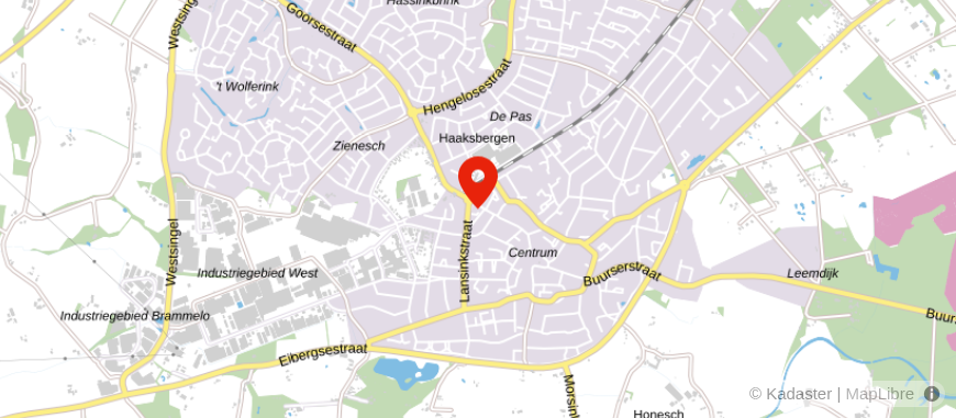 Locatie van Euverman & Nuyts Haaksbergen