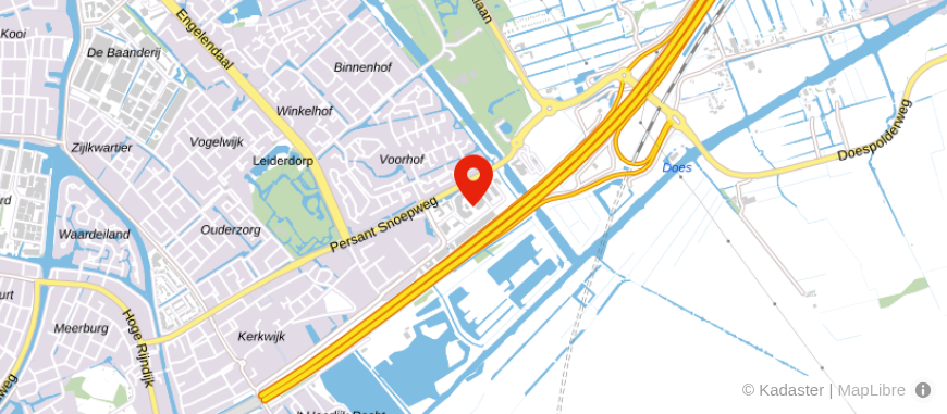 Locatie van Bridge