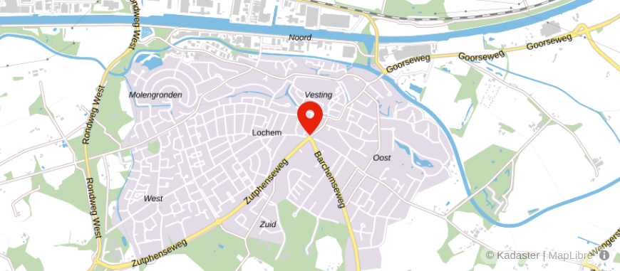 Locatie van De Hypotheekshop Lochem