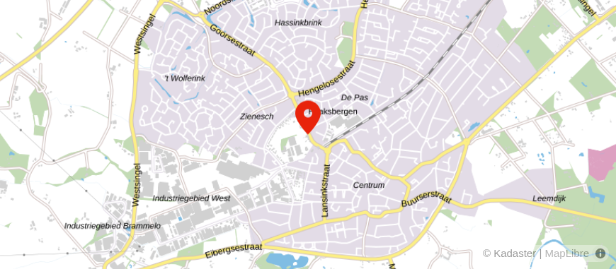Locatie van Mediation Groep Oost-Nederland Haaksbergen