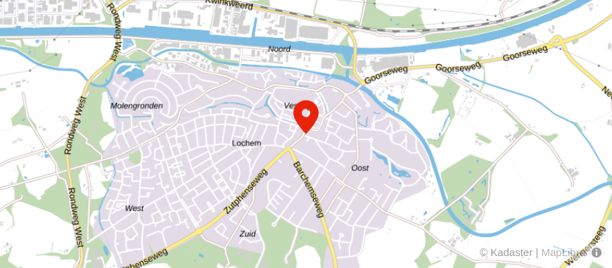 Locatie van HypotheekDesk Lochem