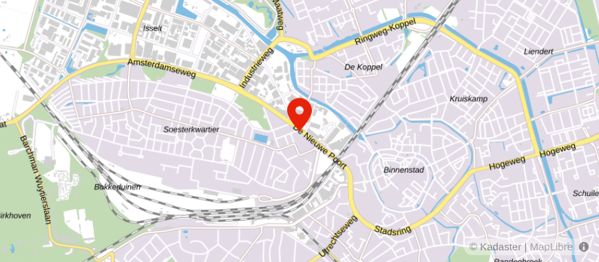 Locatie van Hoekschoeman makelaars