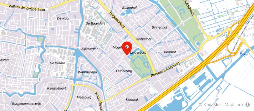 Locatie van Arco Zuijderduijn Holding
