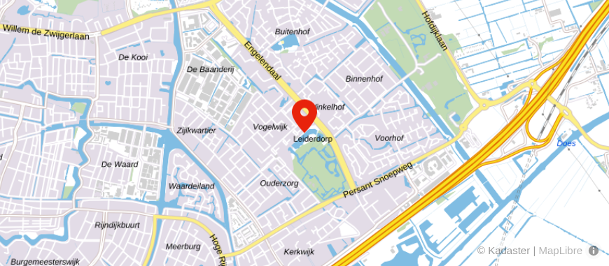 Locatie van Mr. R.A.F. van der Kraan