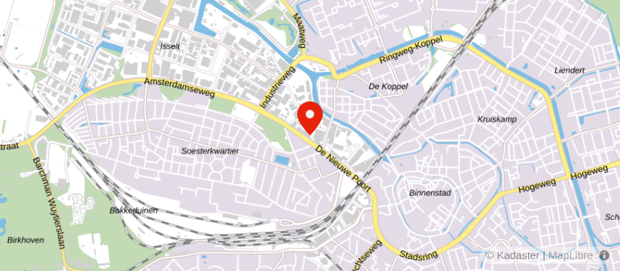 Locatie van Q Scheidingsadviseurs Amersfoort