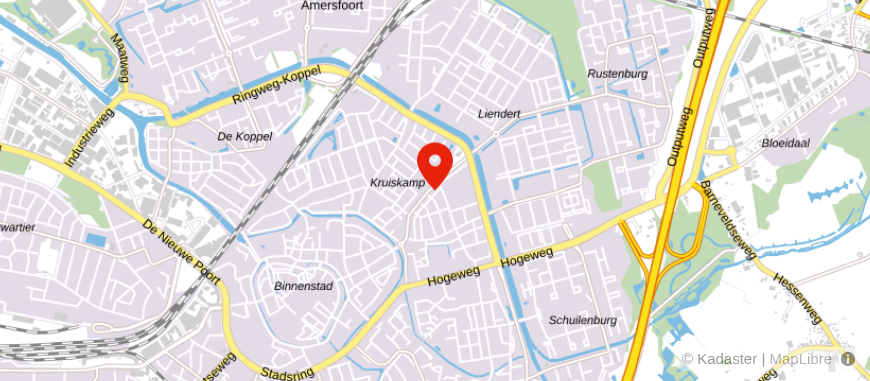 Locatie van Huis en Zekerheid (Amersfoort)