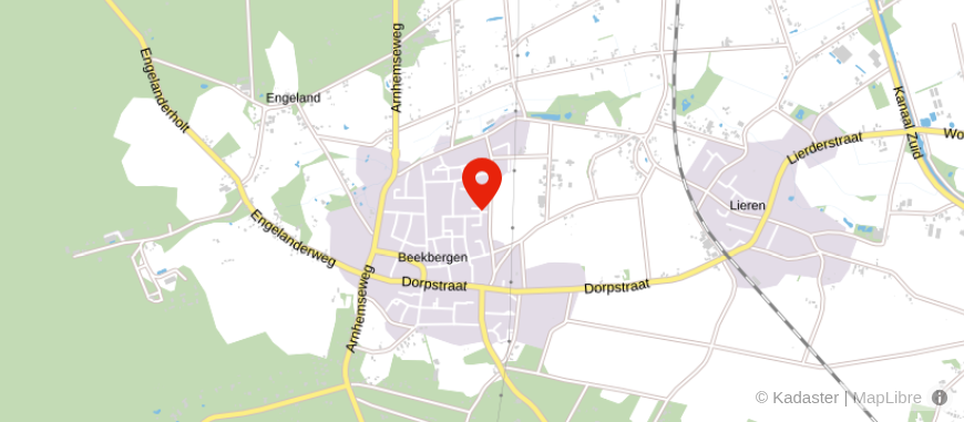 Locatie van Beter Leven Advies Veluwe
