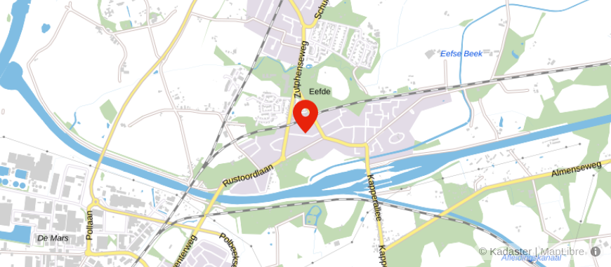 Locatie van Adviesburo Frank van der Made