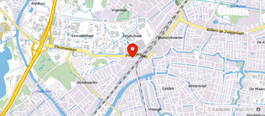 Locatie van AKTIE Notarissen Holland Rijnland