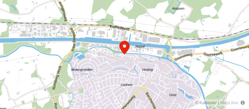 Locatie van Mediation Groep Oost-Nederland Lochem