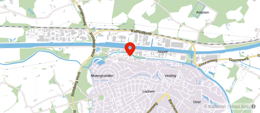 Locatie van Finovion Lochem