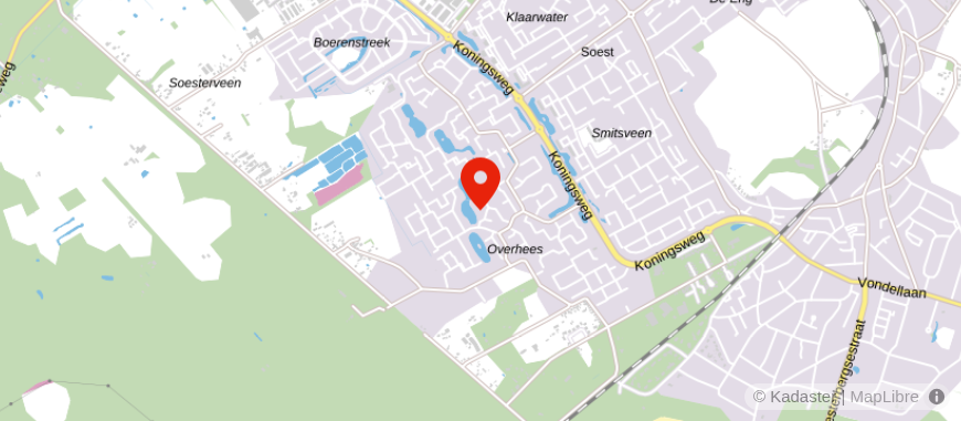 Locatie van 55+ Hypotheek Planners