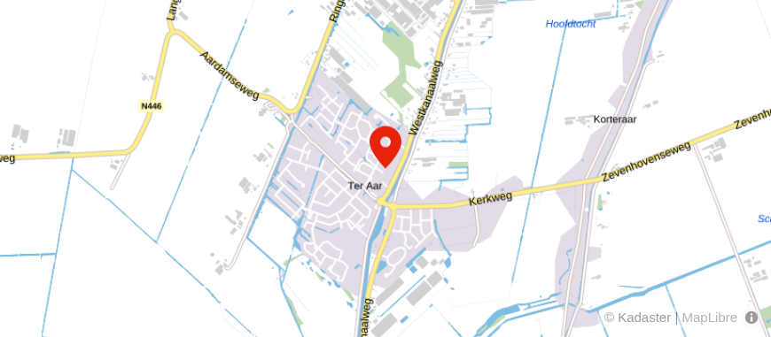 Locatie van Vrijhoeven Financieel Advies