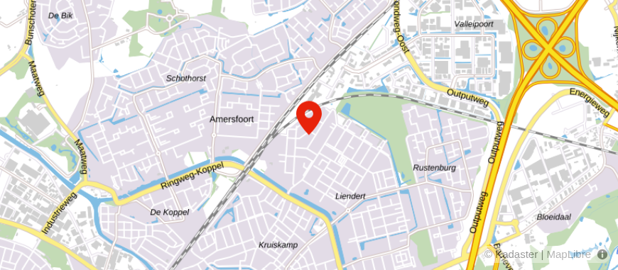 Locatie van Nederlands Pensioen Instituut