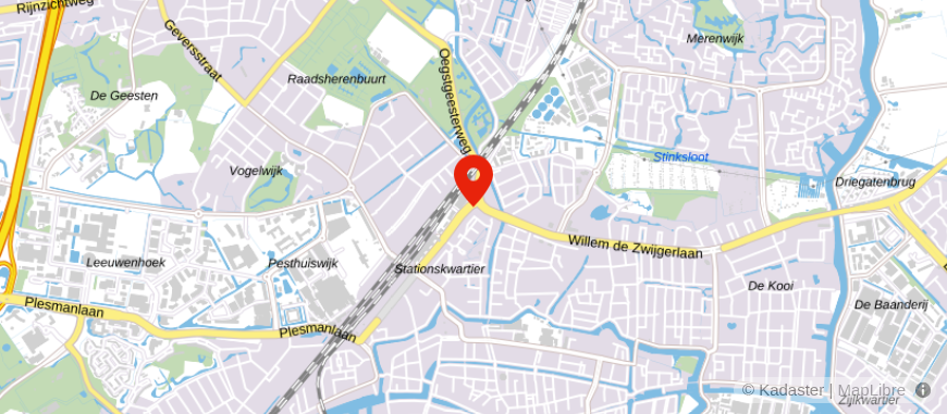 Locatie van BDO Leiden