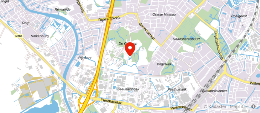 Locatie van Vinkenbosch makelaardij