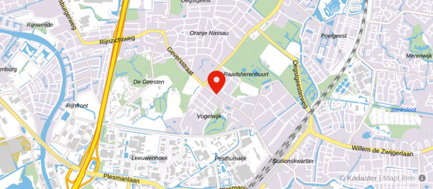 Locatie van Credion Leiden