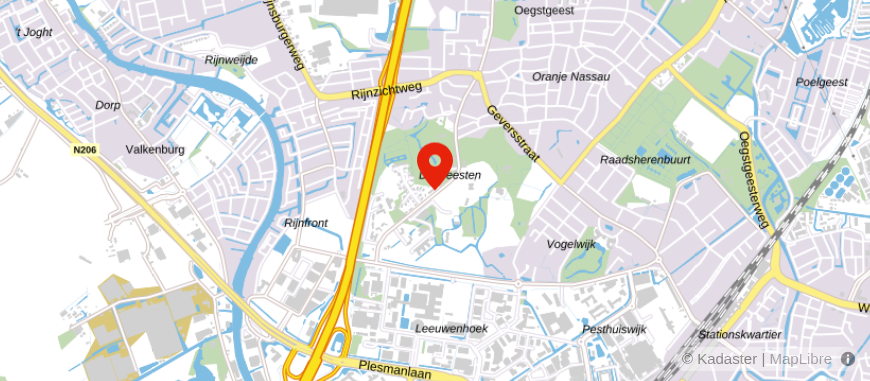 Locatie van Planning Vision BV