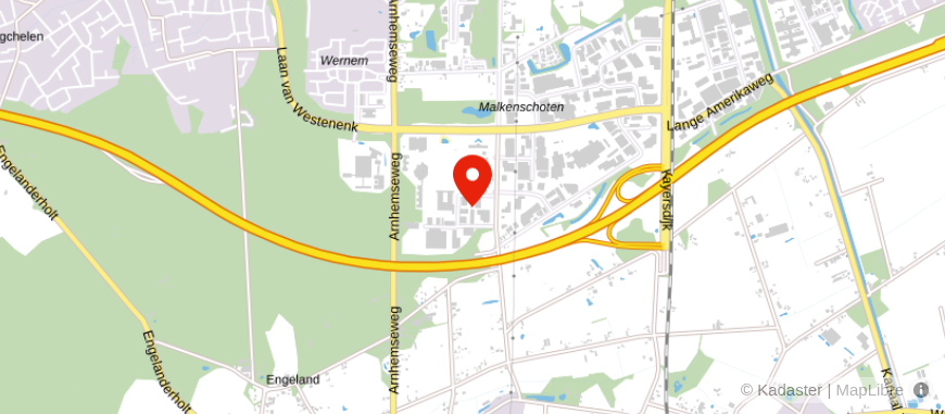 Locatie van Administratiekantoor Oosterkamp Finance