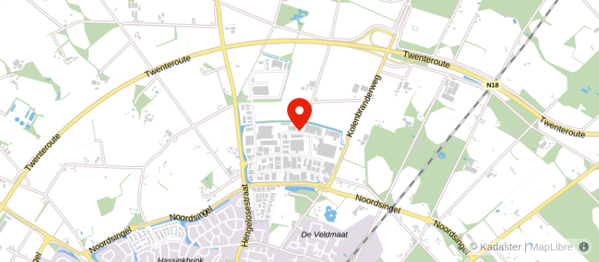 Locatie van Oqto Verzekeringen BV