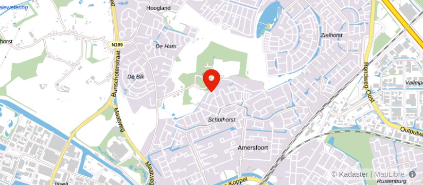 Locatie van MPF Adviesgroep B.V.