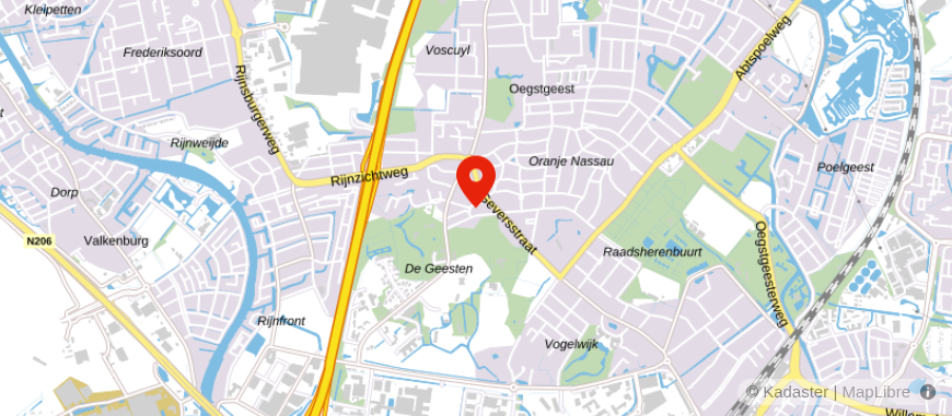 Locatie van Spaargaren & Sommer Vermogensadvies
