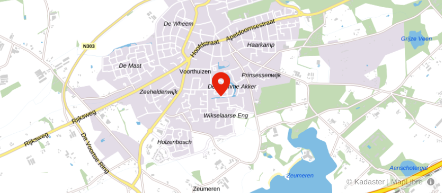 Locatie van Makelaardij Van Meerveld Burger