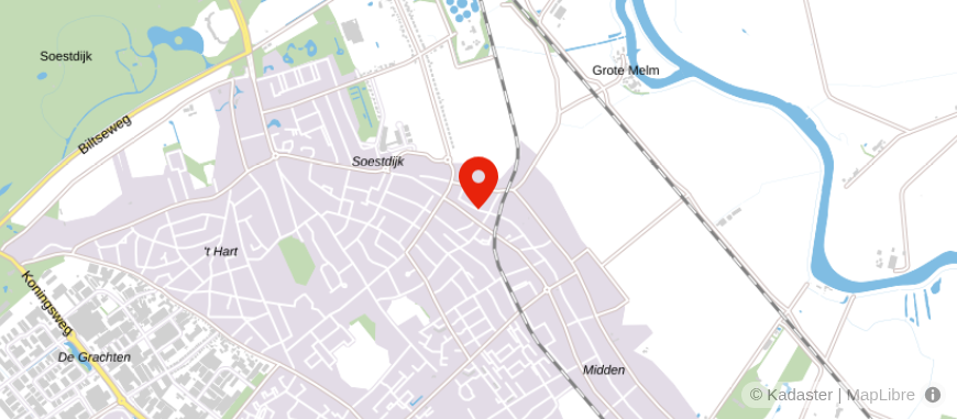 Locatie van Jager Bokdam De Visser Netwerk Notarissen