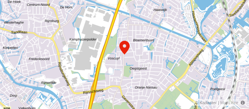 Locatie van Van Lanschot Leiden - Oestgeest