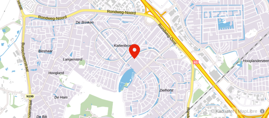 Locatie van ASN Bank Amersfoort