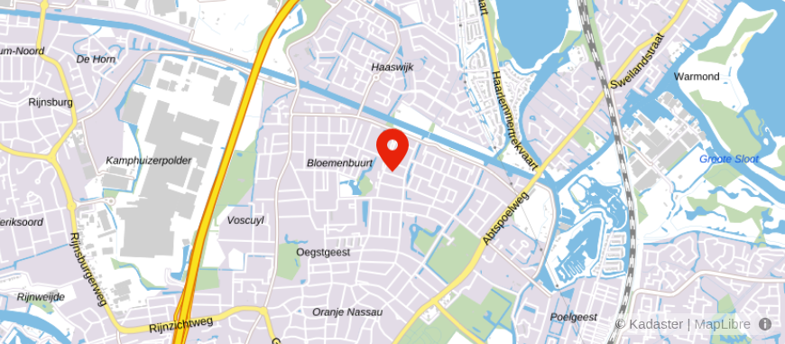 Locatie van Bouman OG