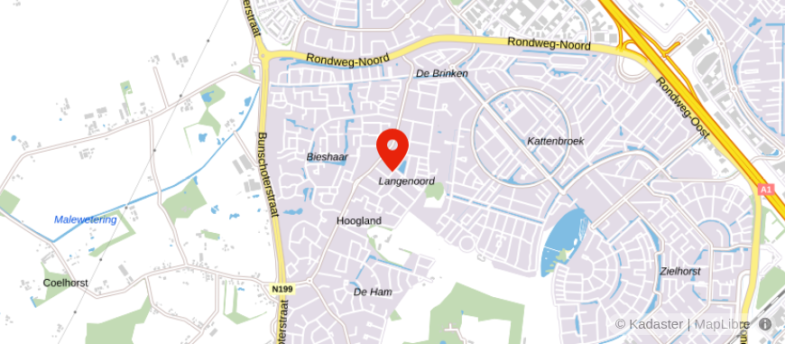 Locatie van Van Noordenburg Financieel Adviseurs