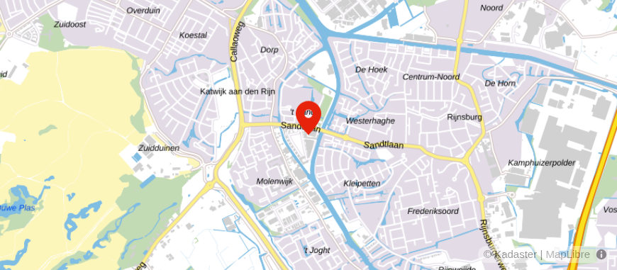 Locatie van De Raad Makelaars BV