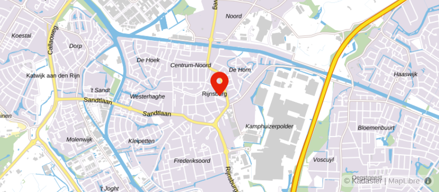 Locatie van Geurts Hypotheken