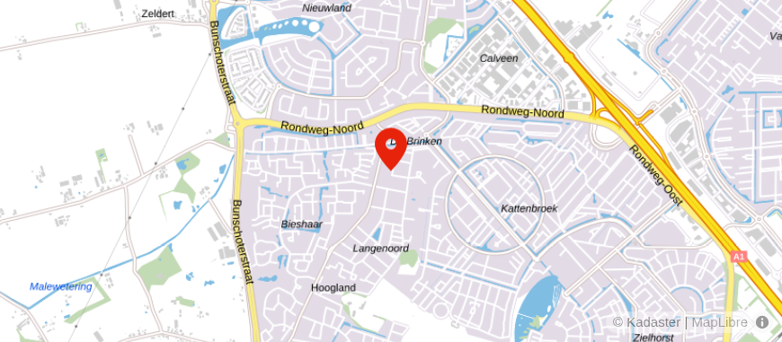 Locatie van Uitvaartverzorging UVZ