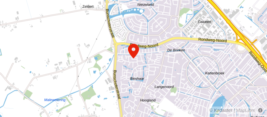 Locatie van Van Verseveld Financiële Diensten