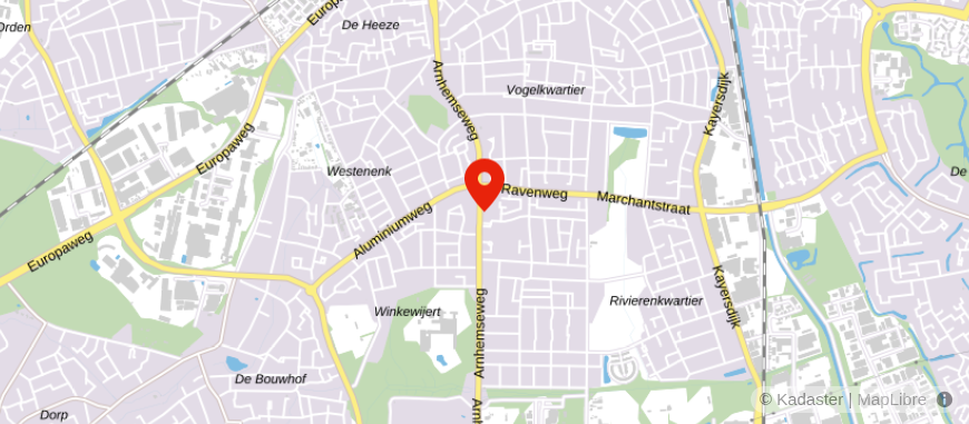 Locatie van Reinders Huizen en Hypotheken