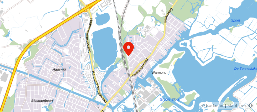 Locatie van van Harten Hypotheek