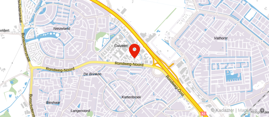 Locatie van De VriesVellenga Leenknegt Notarissen