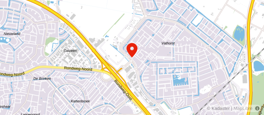 Locatie van Wooncontent NVM Amersfoort